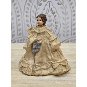 Spillman Homestead Collection Victorian Colonial Gown Girl Figurine Folk Art